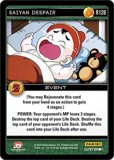Image for Saiyan Despair (Panini: Awakening) (R126) - Dragon Ball Z TCG