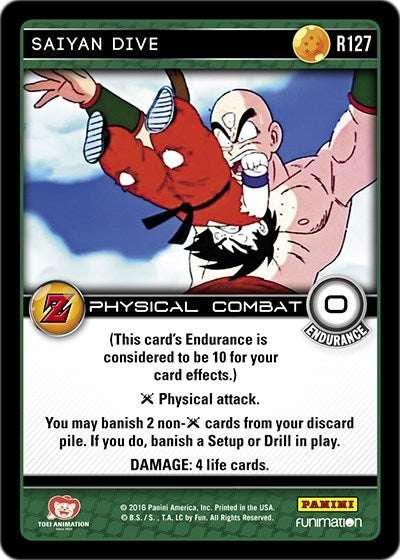 Image for Saiyan Dive (Panini: Awakening) (R127) - Dragon Ball Z TCG
