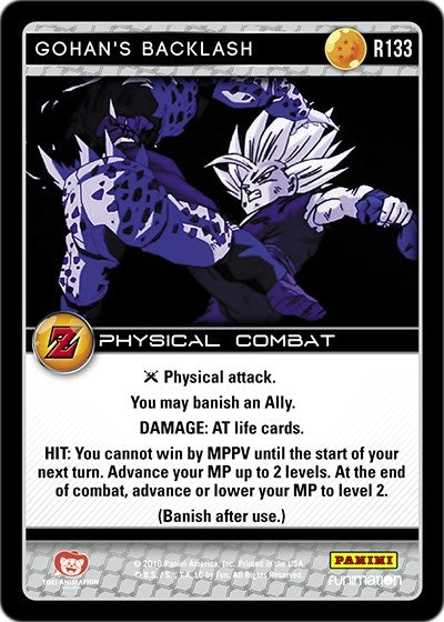 Image for Gohan's Backlash (Panini: Awakening) (R133) - Dragon Ball Z TCG