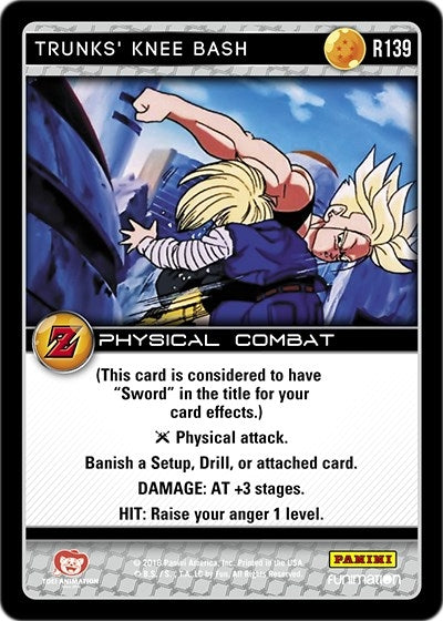 Image for Trunks' Knee Bash (Panini: Awakening) (R139) - Dragon Ball Z TCG