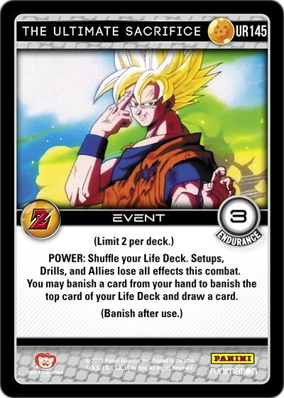 Image for The Ultimate Sacrifice (Panini: Awakening) (UR145) - Dragon Ball Z TCG