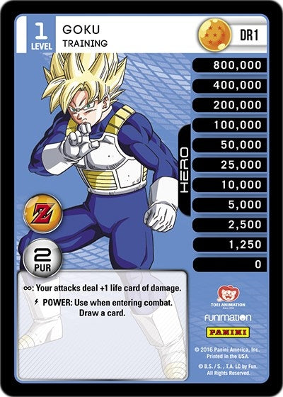Image for Goku - Training (Panini: Awakening) (DR1) - Dragon Ball Z TCG
