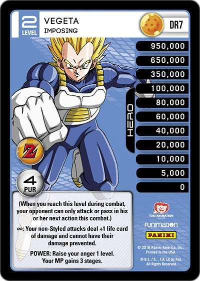 Image for Vegeta - Imposing (Panini: Awakening) (DR7) - Dragon Ball Z TCG