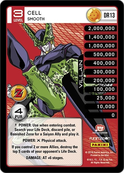 Image for Cell - Smooth (Panini: Awakening) (DR13) - Dragon Ball Z TCG