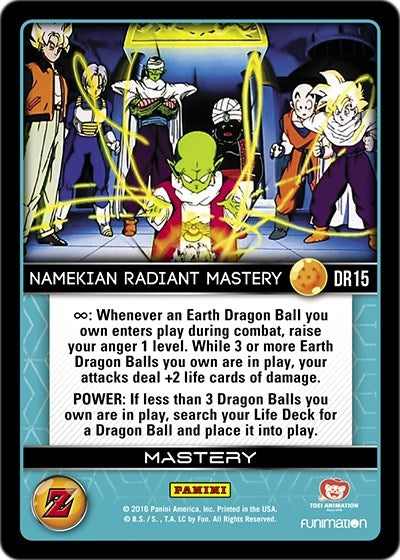 Image for Namekian Radiant Mastery (Panini: Awakening) (DR15) - Dragon Ball Z TCG
