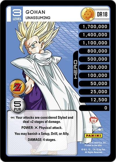 Image for Gohan - Unassuming (Panini: Awakening) (DR18) - Dragon Ball Z TCG