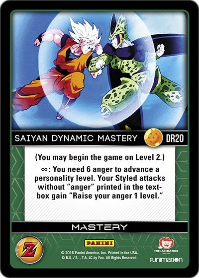 Image for Saiyan Dynamic Mastery (Panini: Awakening) (DR20) - Dragon Ball Z TCG