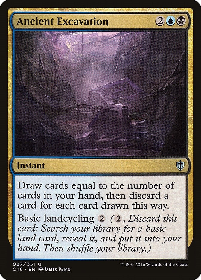 Image for Ancient Excavation (Commander 2016) (27) - Magic: The Gathering