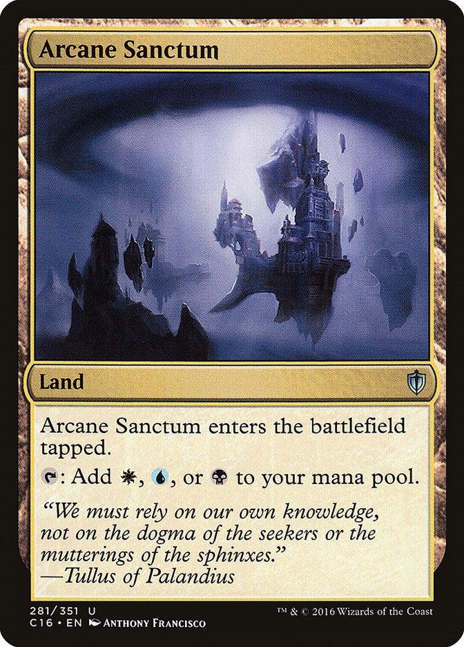 Image for Arcane Sanctum (Commander 2016) (281) - Magic: The Gathering