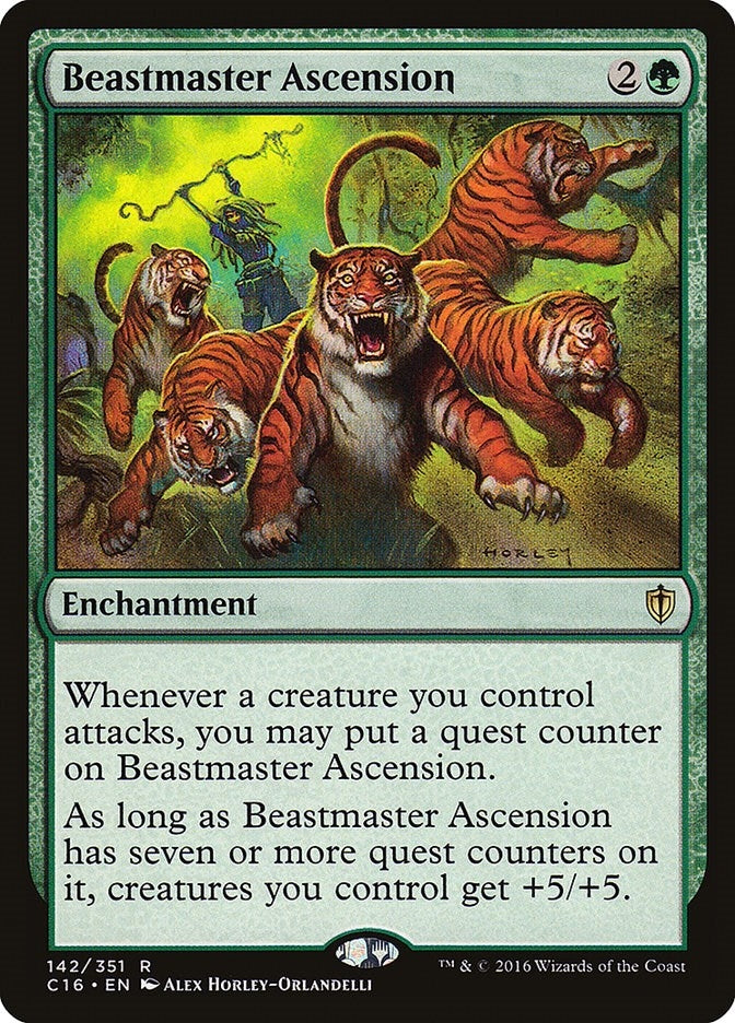 Image for Beastmaster Ascension (Commander 2016) (142) - Magic: The Gathering