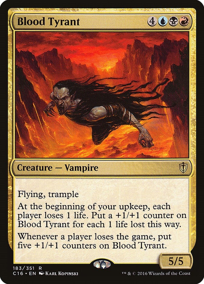 Image for Blood Tyrant (Commander 2016) (183) - Magic: The Gathering