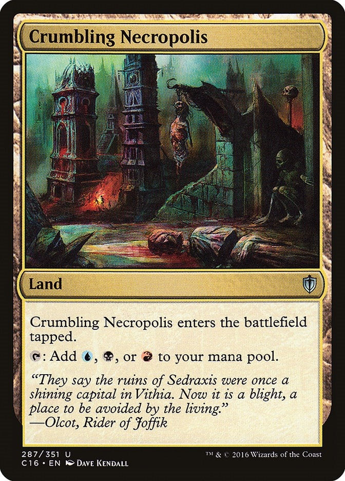 Image for Crumbling Necropolis (Commander 2016) (287) - Magic: The Gathering