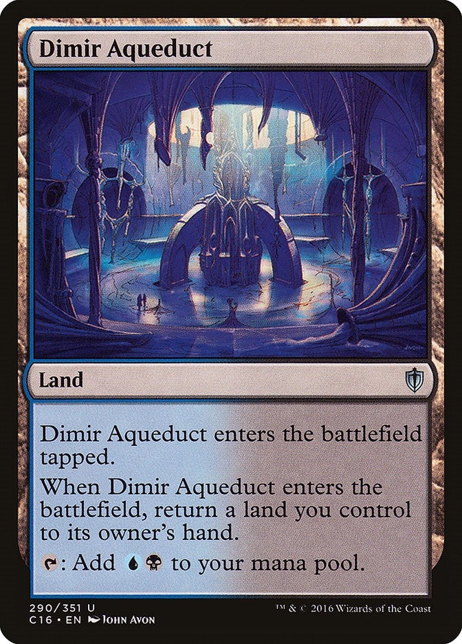Image for Dimir Aqueduct (Commander 2016) (290) - Magic: The Gathering