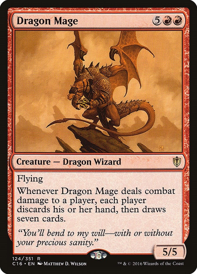 Image for Dragon Mage (Commander 2016) (124) - Magic: The Gathering