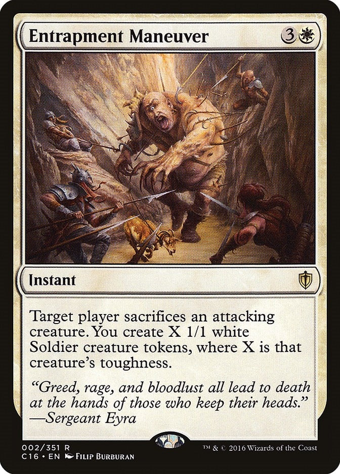 Image for Entrapment Maneuver (Commander 2016) (2) - Magic: The Gathering
