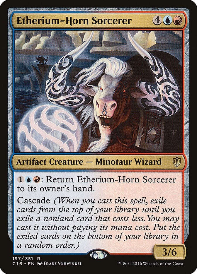 Image for Etherium-Horn Sorcerer (Commander 2016) (197) - Magic: The Gathering
