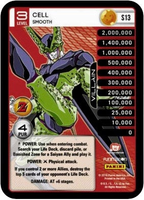 Image for Cell - Smooth (High Tech Foil) (Panini: Awakening) (S13) - Dragon Ball Z TCG