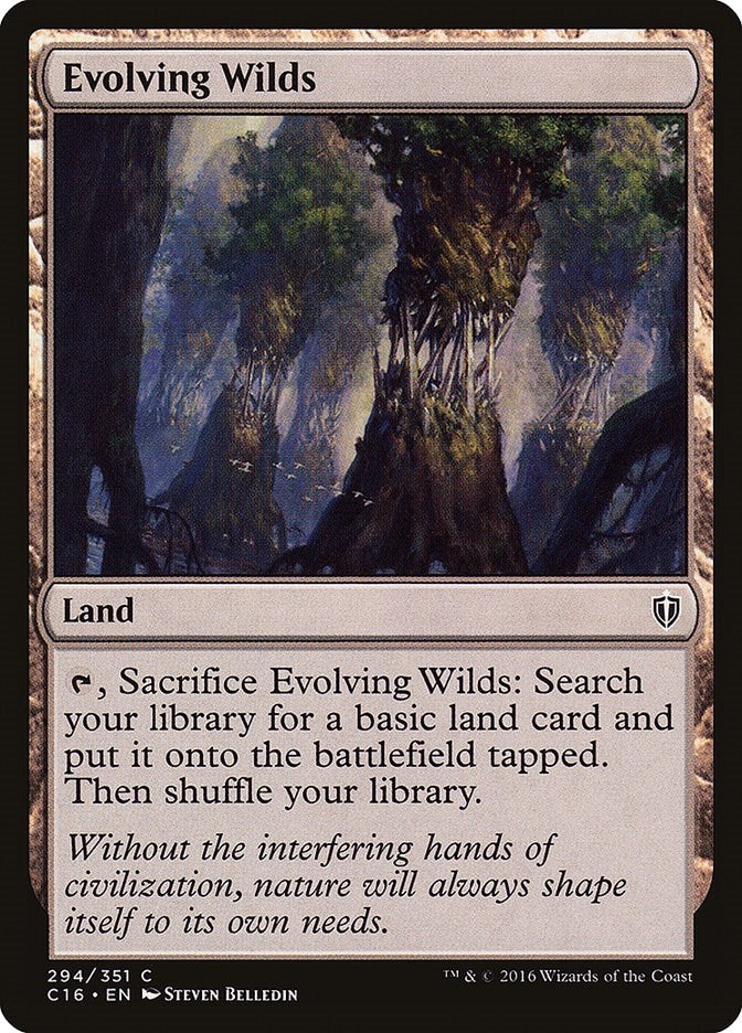 Image for Evolving Wilds (Commander 2016) (294) - Magic: The Gathering