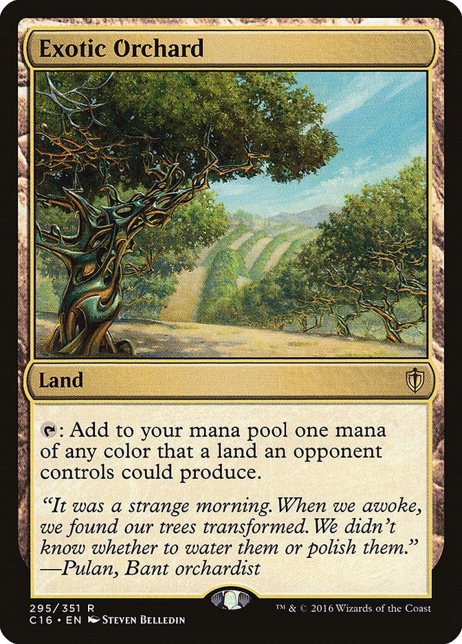 Image for Exotic Orchard (Commander 2016) (295) - Magic: The Gathering