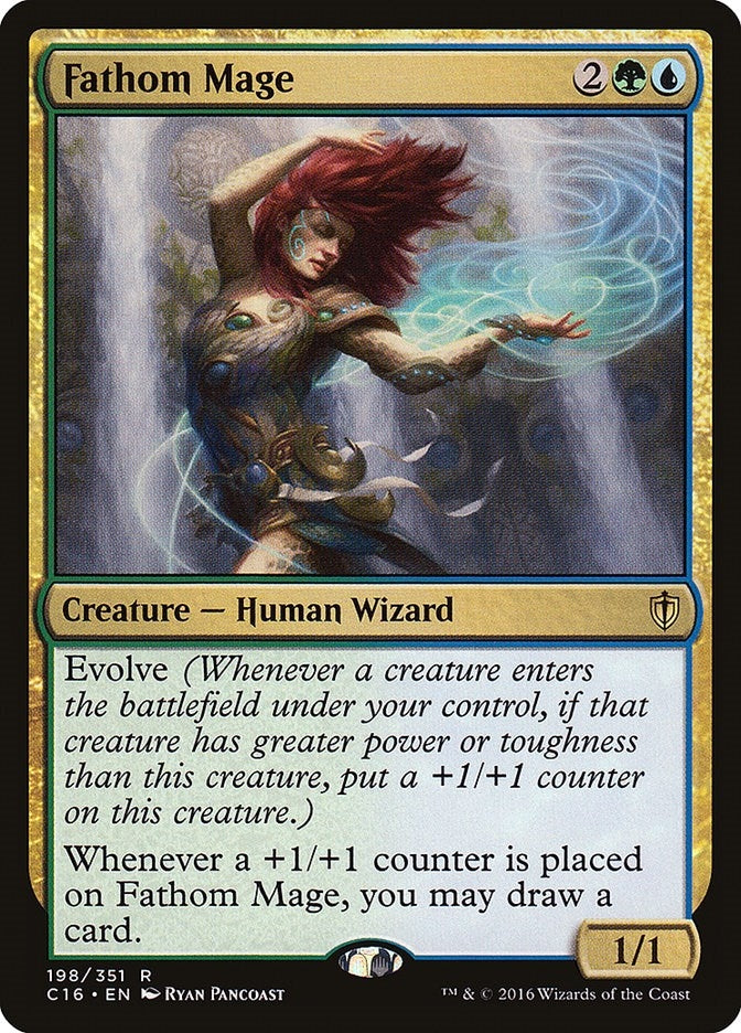 Image for Fathom Mage (Commander 2016) (198) - Magic: The Gathering