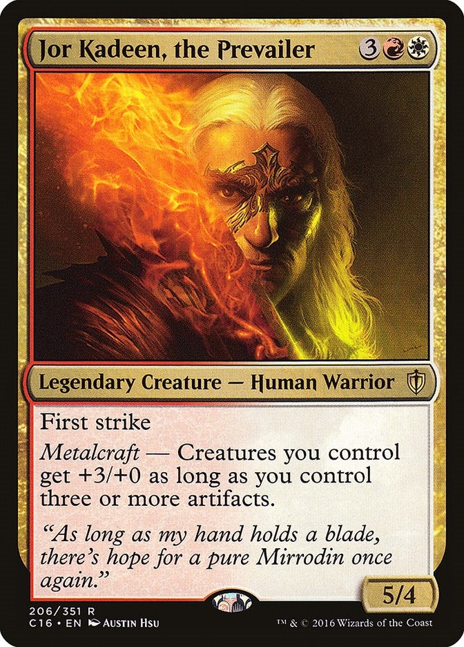 Image for Jor Kadeen, the Prevailer (Commander 2016) (206) - Magic: The Gathering