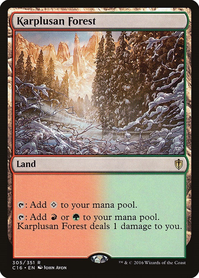 Image for Karplusan Forest (Commander 2016) (305) - Magic: The Gathering
