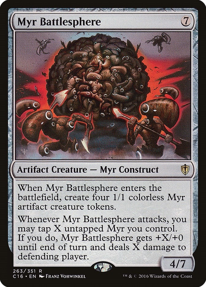 Image for Myr Battlesphere (Commander 2016) (263) - Magic: The Gathering