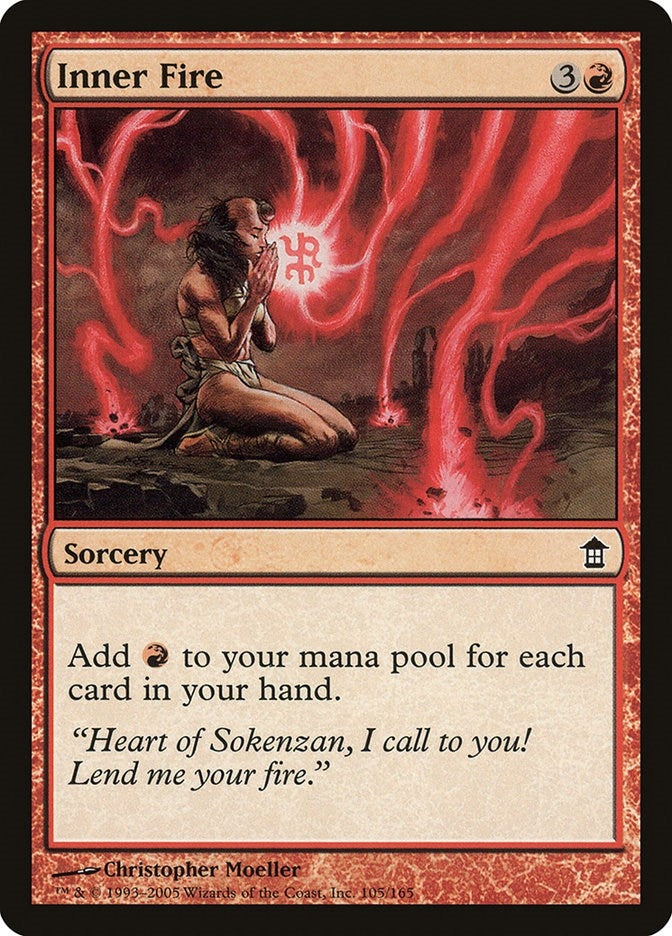 Image for Inner Fire (Saviors of Kamigawa) (105) - Magic: The Gathering