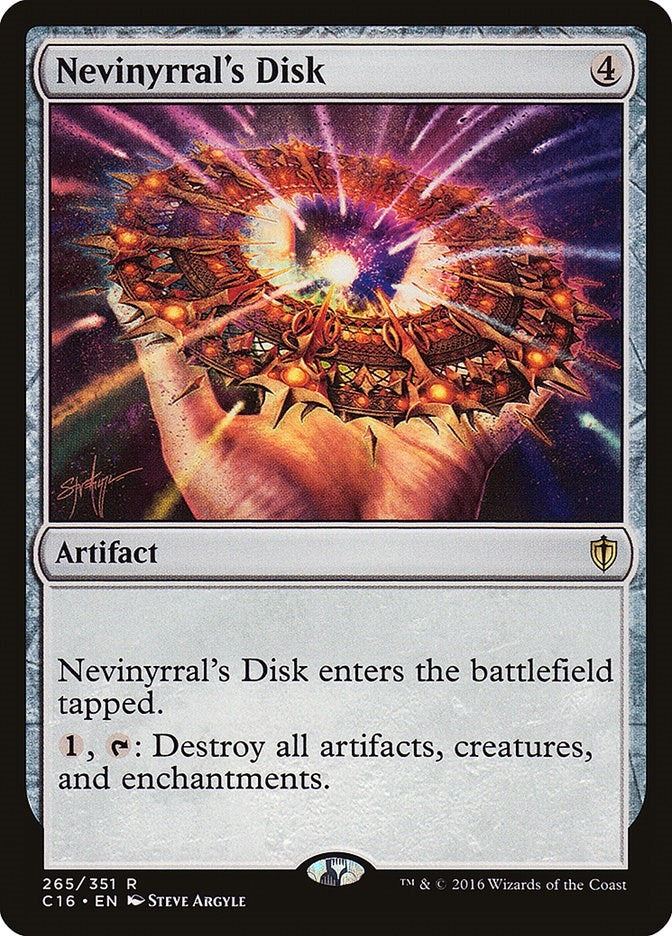 Image for Nevinyrral's Disk (Commander 2016) (265) - Magic: The Gathering