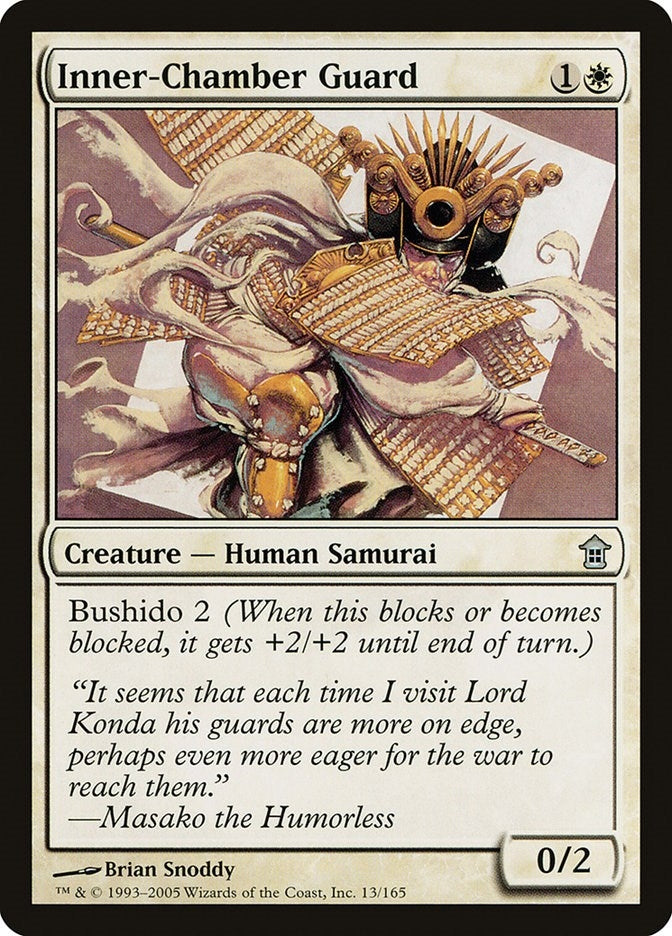Image for Inner-Chamber Guard (Saviors of Kamigawa) (13) - Magic: The Gathering