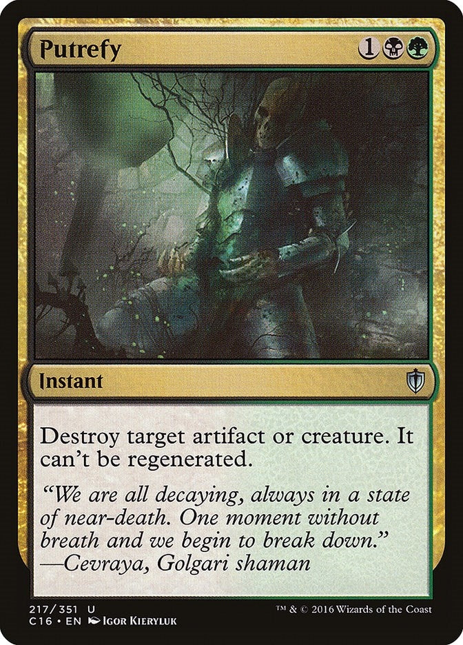 Image for Putrefy (Commander 2016) (217) - Magic: The Gathering
