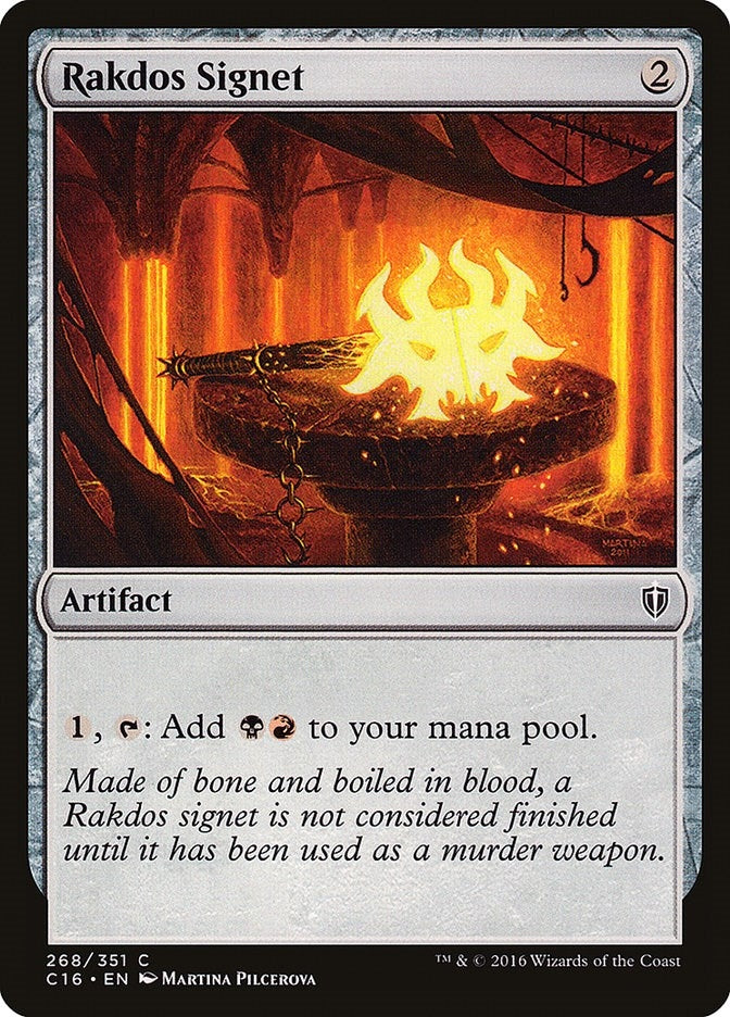 Image for Rakdos Signet (Commander 2016) (268) - Magic: The Gathering