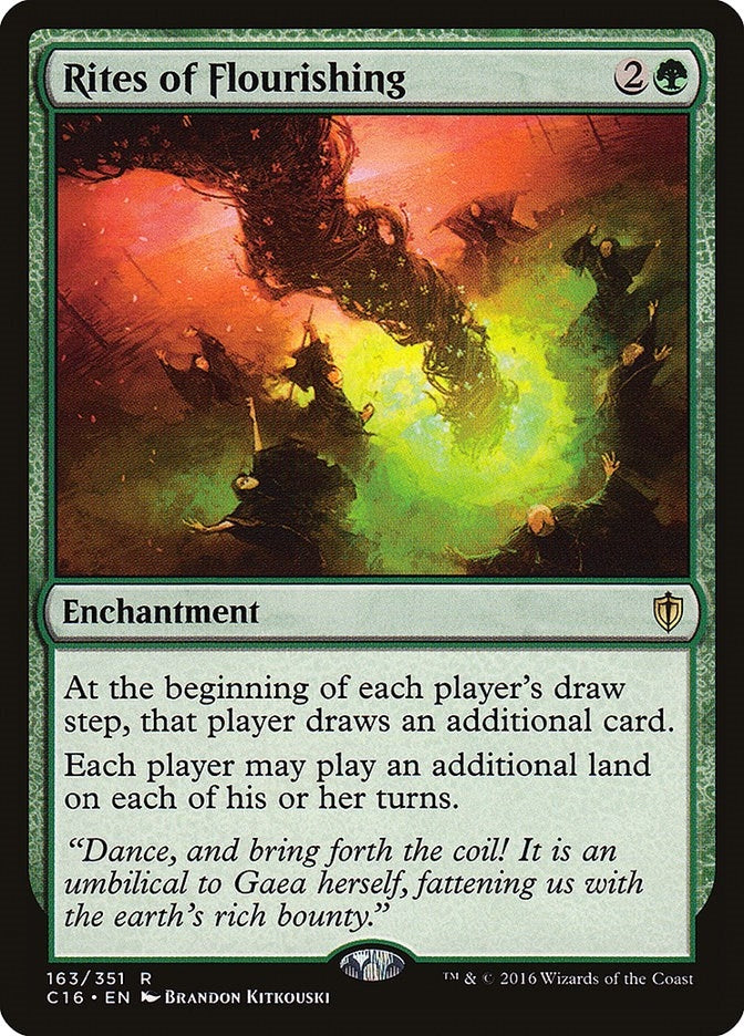 Image for Rites of Flourishing (Commander 2016) (163) - Magic: The Gathering