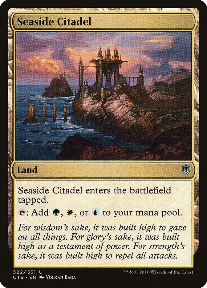 Image for Seaside Citadel (Commander 2016) (322) - Magic: The Gathering