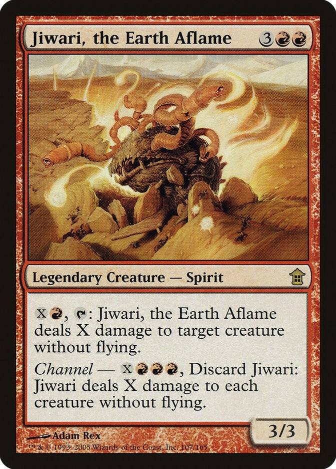 Image for Jiwari, the Earth Aflame (Saviors of Kamigawa) (107) - Magic: The Gathering