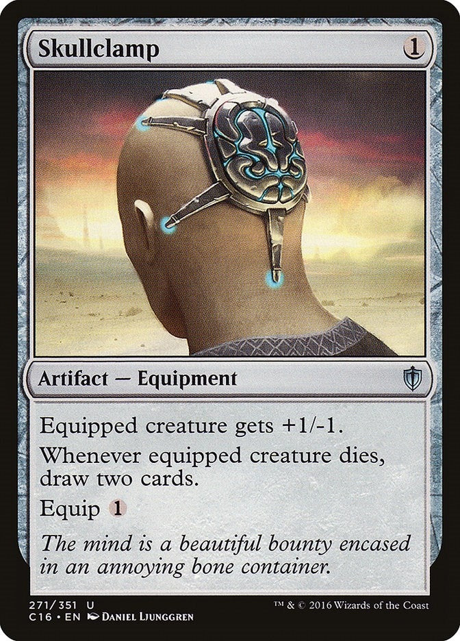 Image for Skullclamp (Commander 2016) (271) - Magic: The Gathering