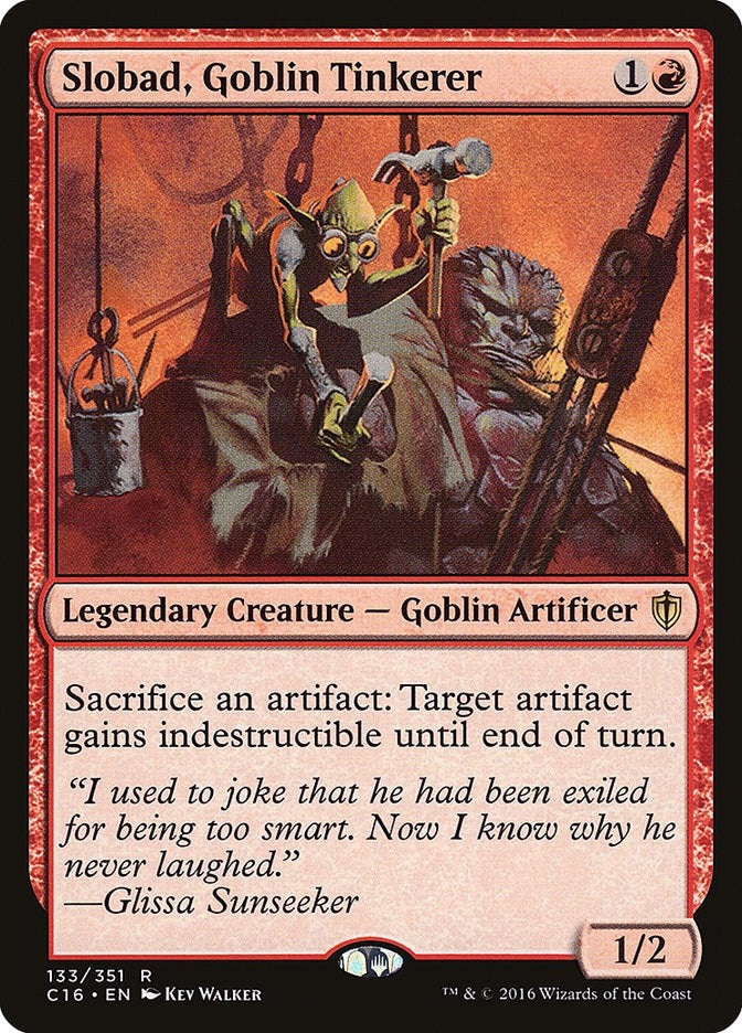 Image for Slobad, Goblin Tinkerer (Commander 2016) (133) - Magic: The Gathering