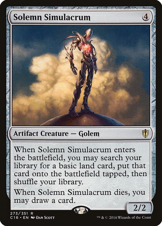 Image for Solemn Simulacrum (Commander 2016) (273) - Magic: The Gathering