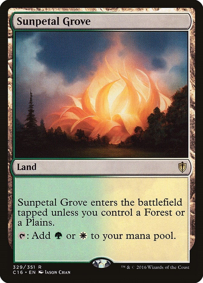 Image for Sunpetal Grove (Commander 2016) (329) - Magic: The Gathering