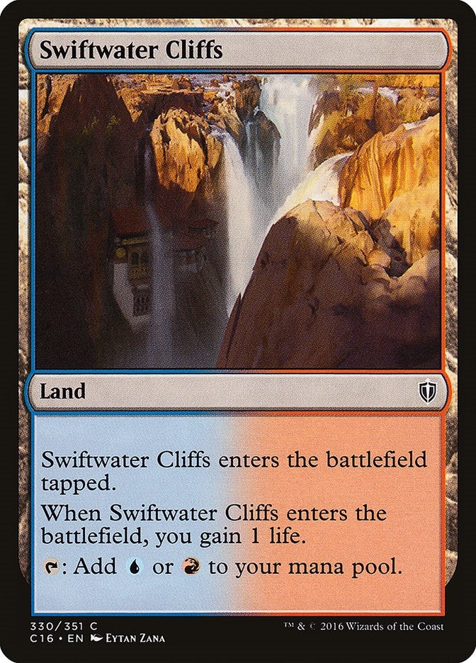 Image for Swiftwater Cliffs (Commander 2016) (330) - Magic: The Gathering