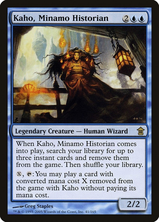 Image for Kaho, Minamo Historian (Saviors of Kamigawa) (41) - Magic: The Gathering