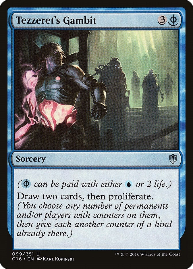 Image for Tezzeret's Gambit (Commander 2016) (99) - Magic: The Gathering