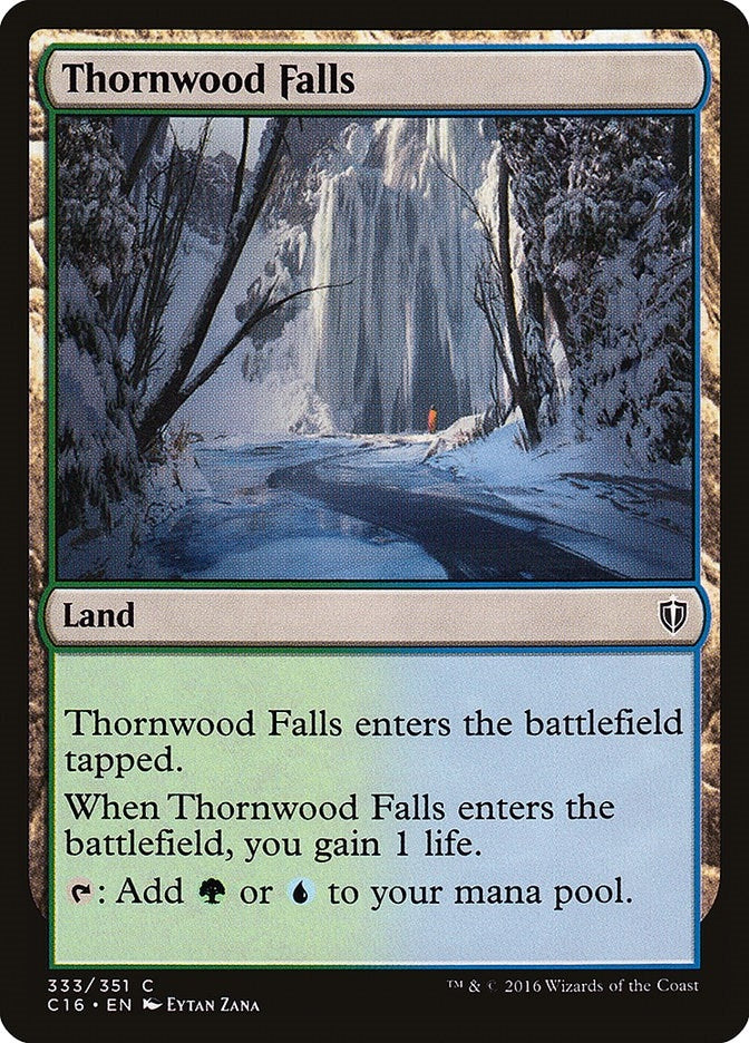 Image for Thornwood Falls (Commander 2016) (333) - Magic: The Gathering