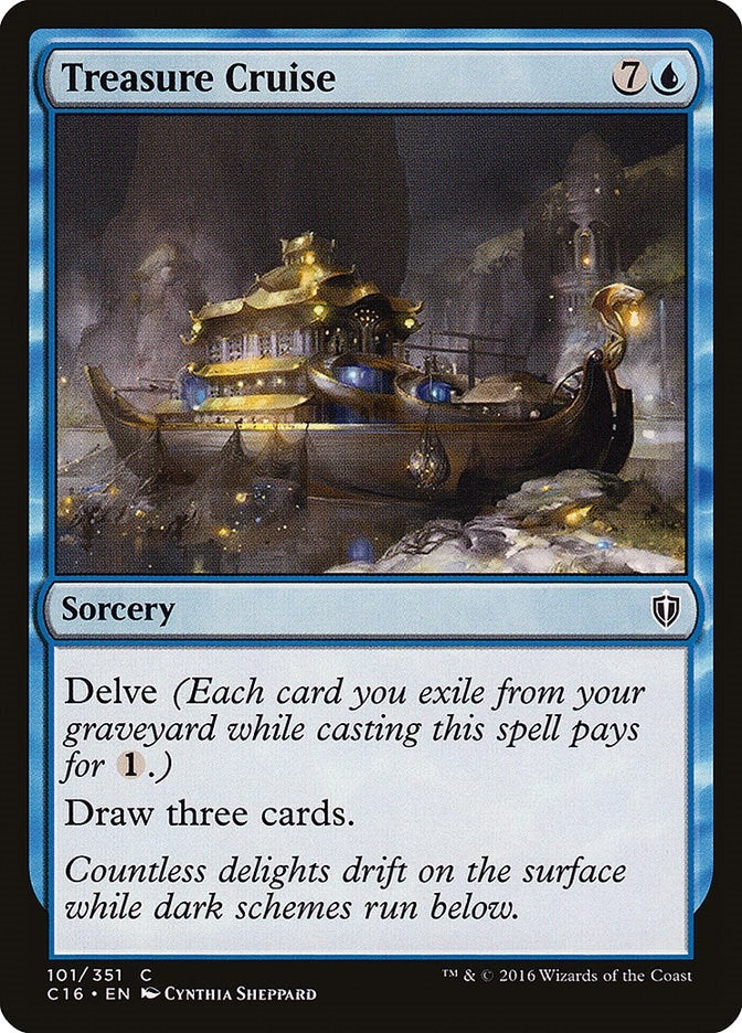 Image for Treasure Cruise (Commander 2016) (101) - Magic: The Gathering