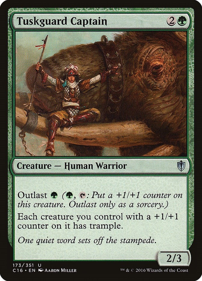 Image for Tuskguard Captain (Commander 2016) (173) - Magic: The Gathering