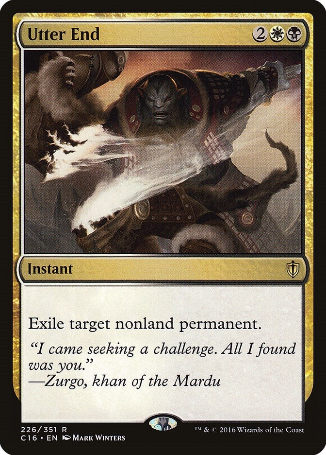 Image for Utter End (Commander 2016) (226) - Magic: The Gathering