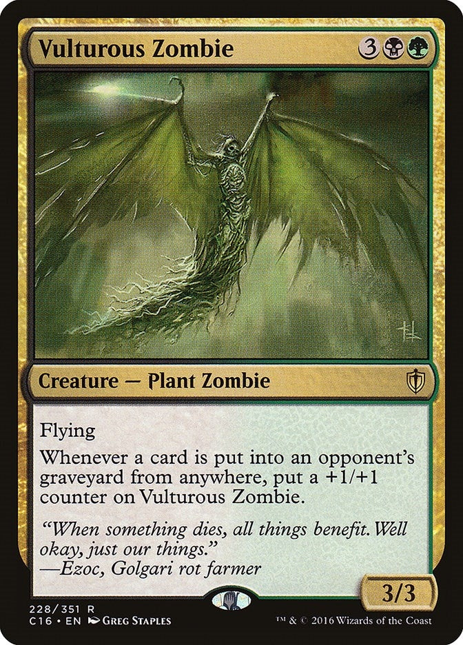 Image for Vulturous Zombie (Commander 2016) (228) - Magic: The Gathering