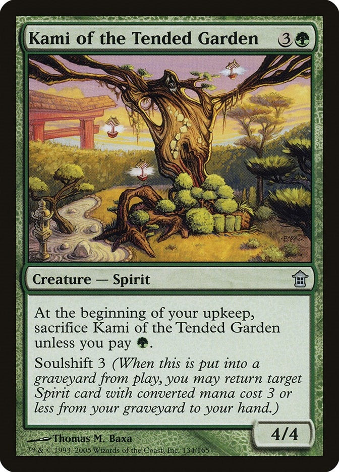 Image for Kami of the Tended Garden (Saviors of Kamigawa) (134) - Magic: The Gathering