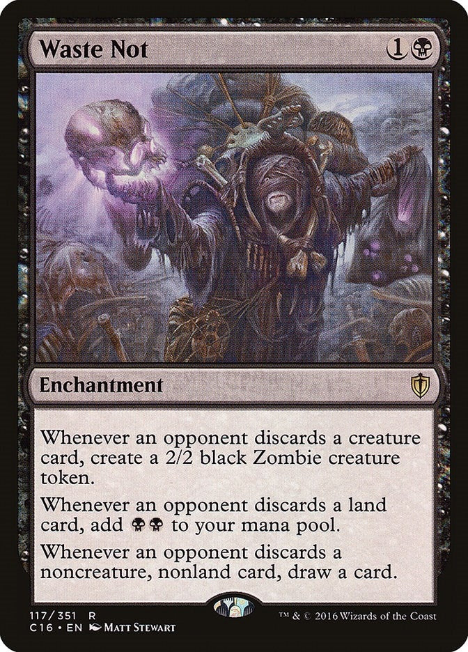 Image for Waste Not (Commander 2016) (117) - Magic: The Gathering