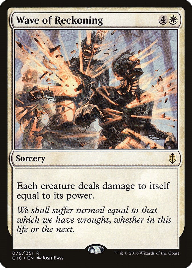 Image for Wave of Reckoning (Commander 2016) (79) - Magic: The Gathering